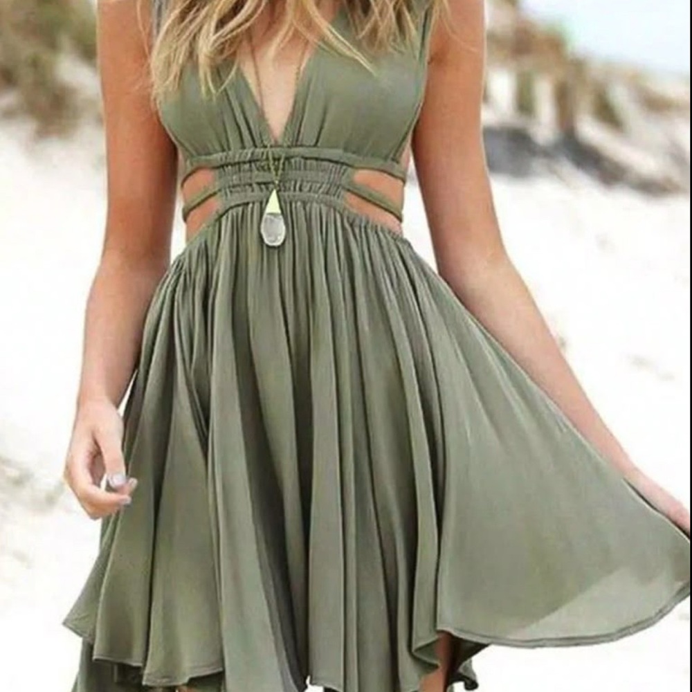 Cutout Mini Dress